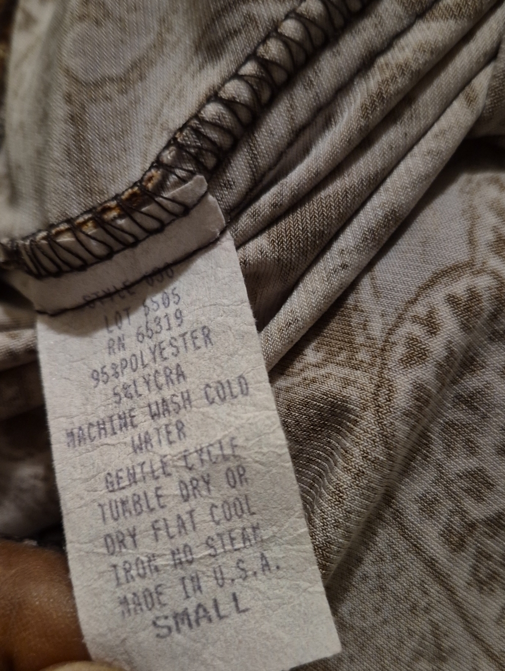 OBJLX Women's Brown Floral With Sequin Decor Skirt Size Small - Picture 12 of 12